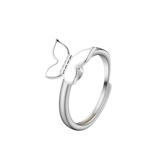 Simple Butterfly Anxiety Ring