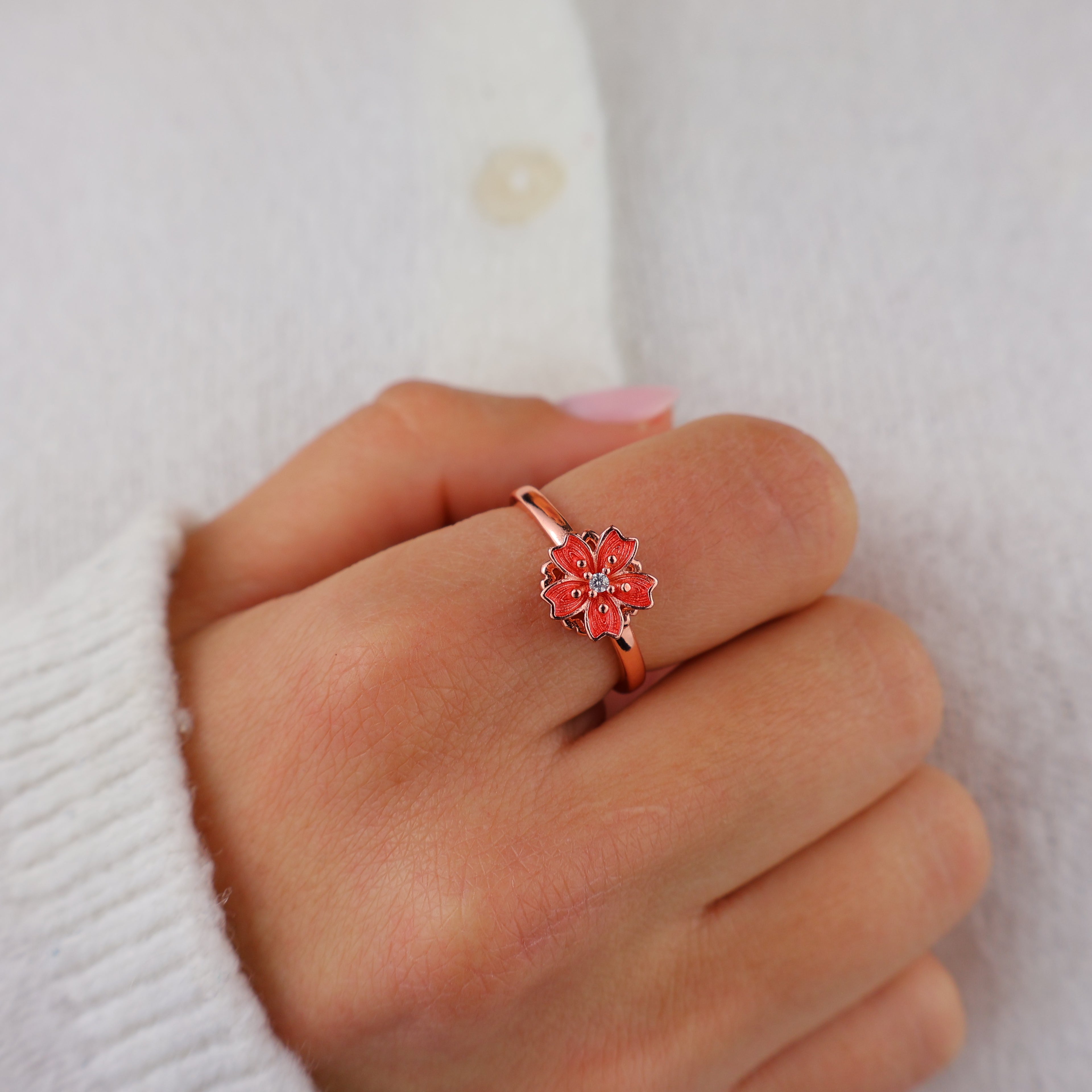 Blossom Anxiety Ring