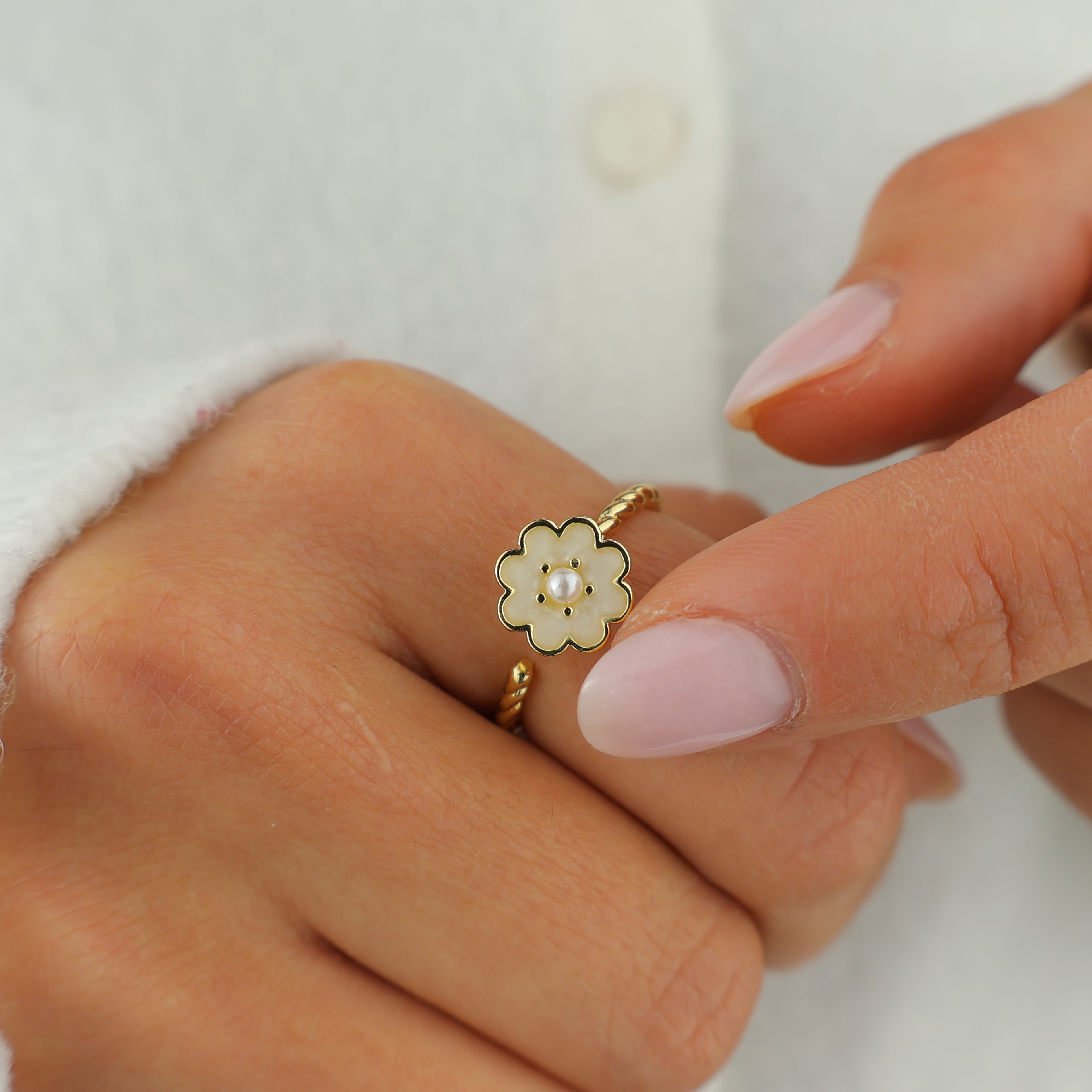 Little Bloom Anxiety Ring