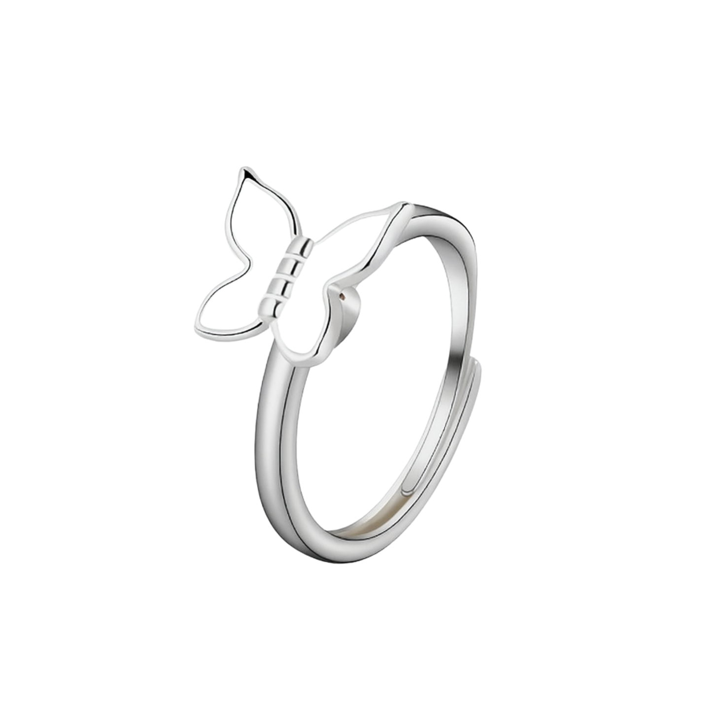 Simple Butterfly Anxiety Ring