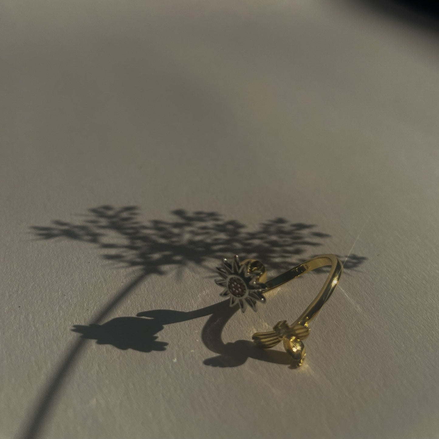 Bee & Bloom Anxiety Ring