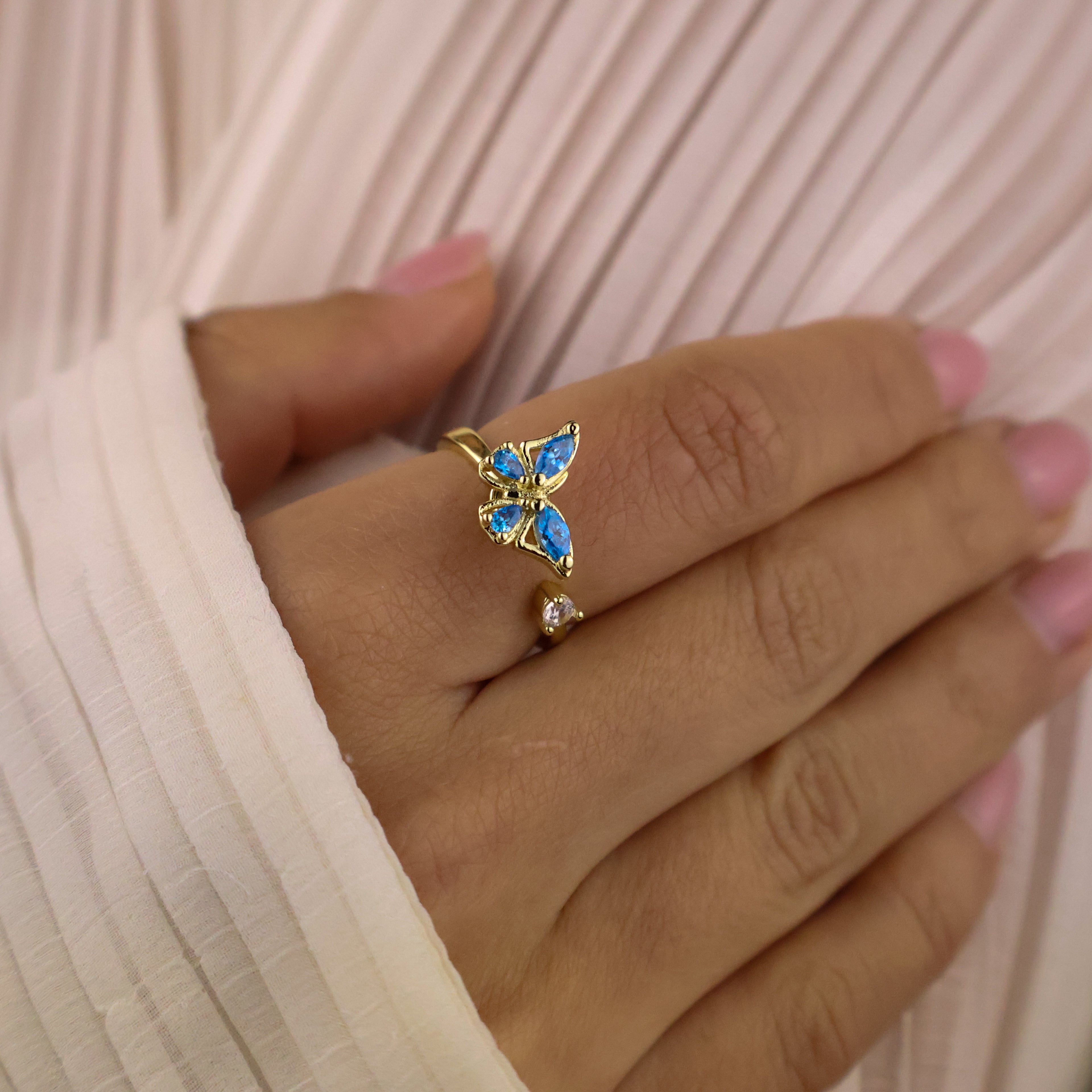 Butterfly Anxiety Ring