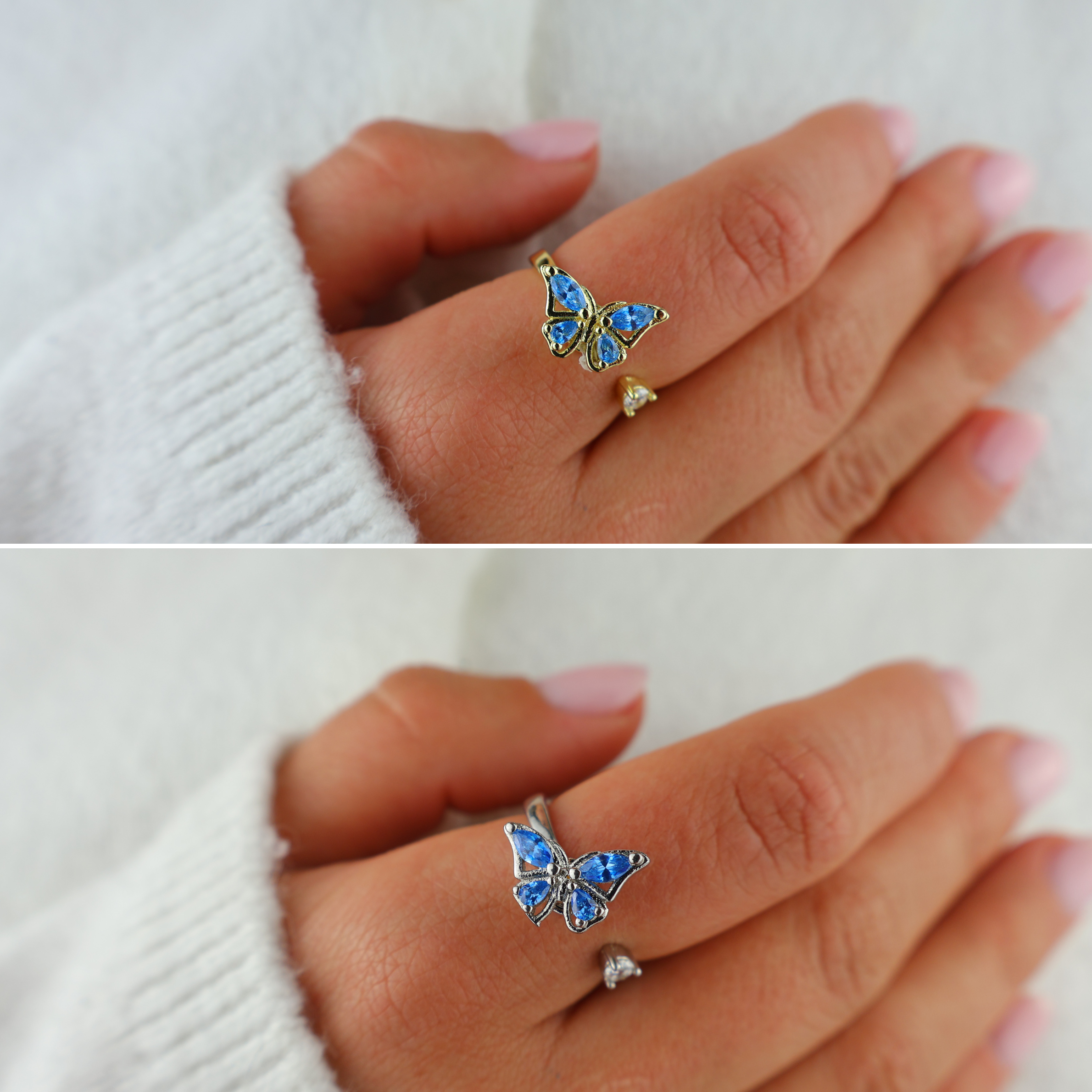 Butterfly Anxiety Ring